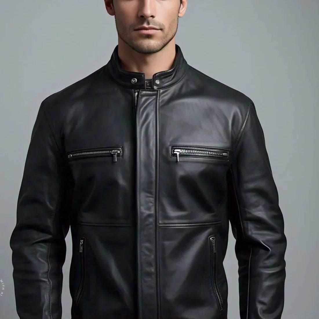 Black Leather Jacket | Bold, Durable, and Stylish - Leathers Wear